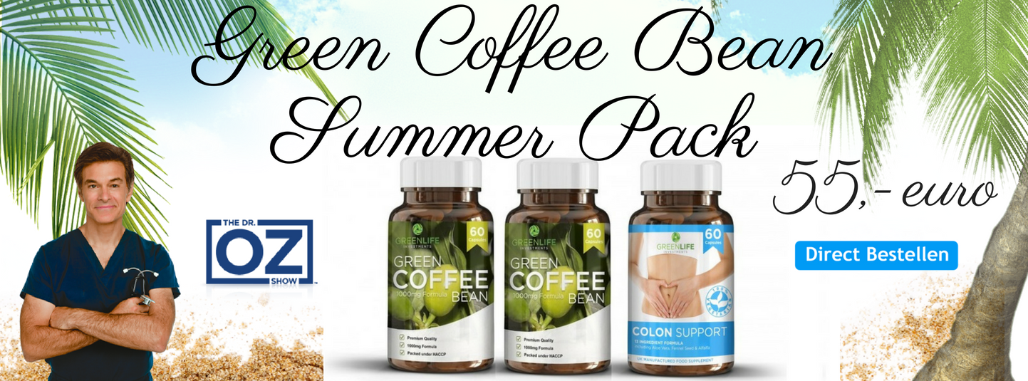 Green Coffee Bean Summer Pack